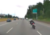 Surrey motorcyclist caught on video on Highway 1 gets over $1,700 in tickets (with video)