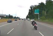 Surrey motorcyclist caught on video on Highway 1 gets over $1,700 in tickets (with video)
