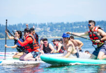 Paddle boarders bring in $213,545 for youth mental health programs at Surrey Memorial Hospital