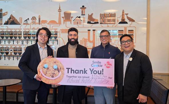 Ajit and Harj Thandi raise over $11,000 in support of Richmond Hospital Foundation