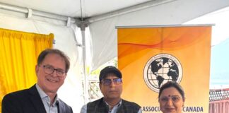 Prithi Paul receives Human Development Award by Chetna Association of Canada