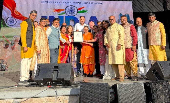 MLAs honour organizers on stage