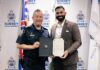 Moti Johal honoured by Surrey Police for heroic save of autistic child