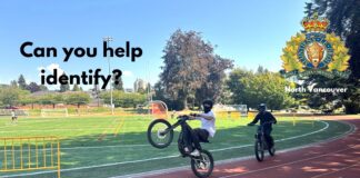 North Van RCMP: Can you identify e-scooter and e-dirt bike riders on local track?