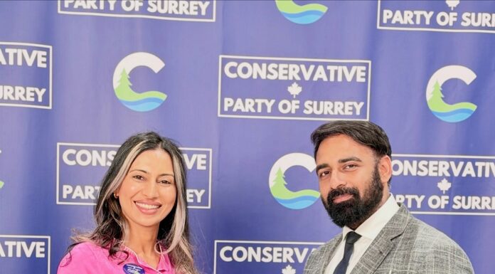 Conservative Party of Surrey announces Sandy Dosanjh as City Council candidate