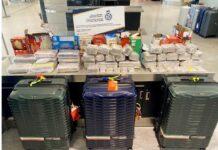 44 kg of hash, 13 kg of cocaine destined for Sri Lanka seized