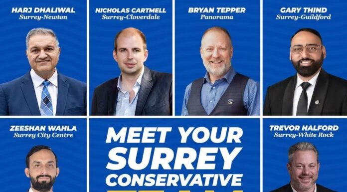 BC Conservative Party announces Surrey candidates