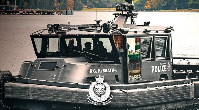 Vancouver Police seize handgun, gun parts, suspected drugs from False Creek boat