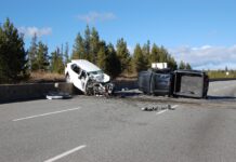 Surrey man dead, three others seriously injured in collision near Merritt