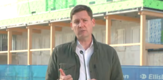 Eby slams Doerkson for hiding from questions while making promises to private donors