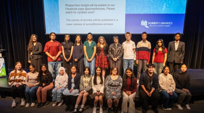 Surrey Libraries announces winners of 2026 Youth Writing Contest
